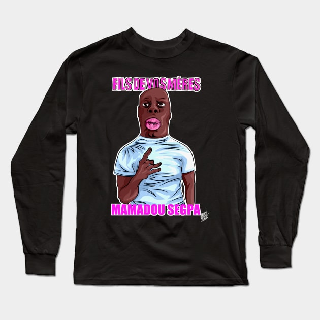 mamadou segpa Long Sleeve T-Shirt by GeekDissident